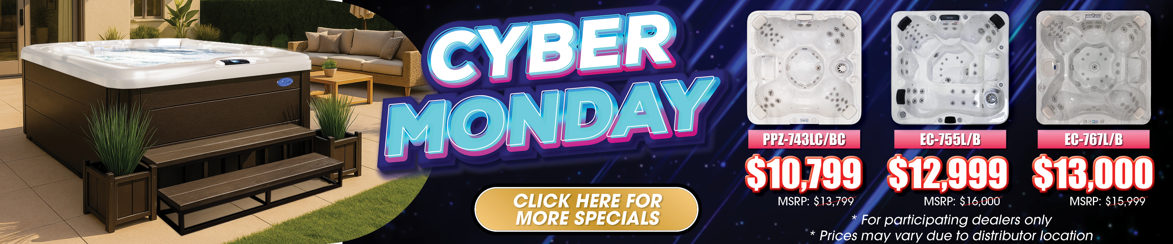 Calspas hot tub being used in a family setting - Elkhart