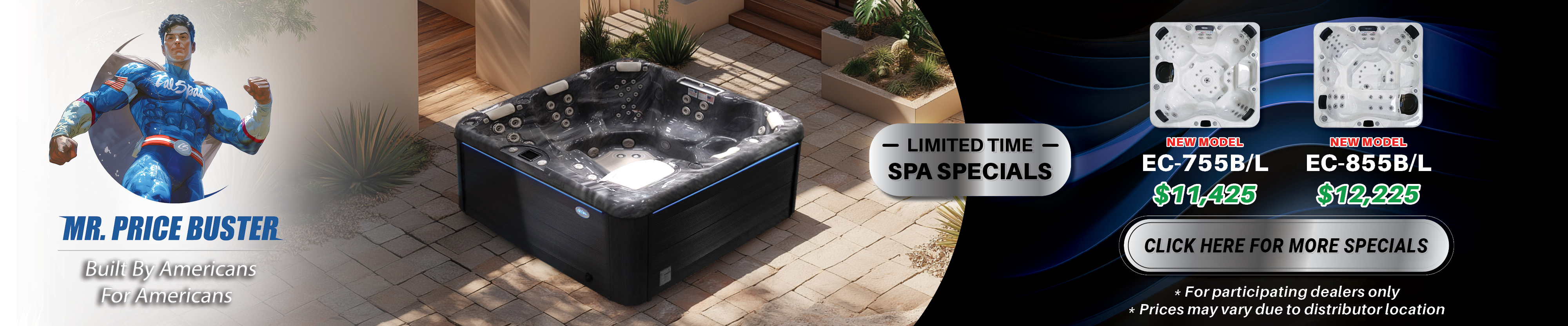 Calspas hot tub being used in a family setting - Elkhart